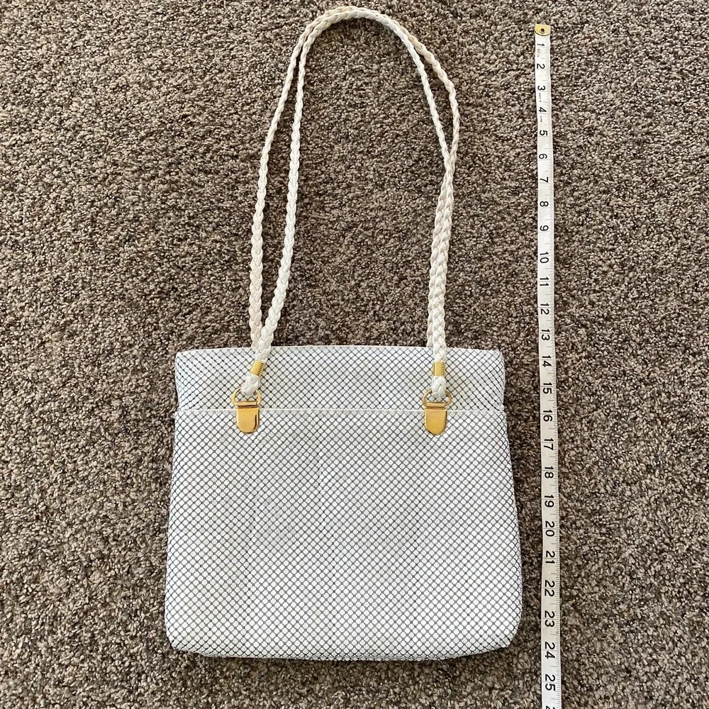 Vintage White Mesh Purse - Picture 3 of 8